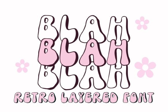 Blah Blah Blah: A Retro Font for Editorial Design