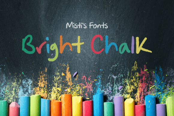 Bright Chalk: A Playful Font for Digital Branding