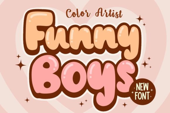 Fun with Funny Boys: A Playful Typeface for Editorial Design