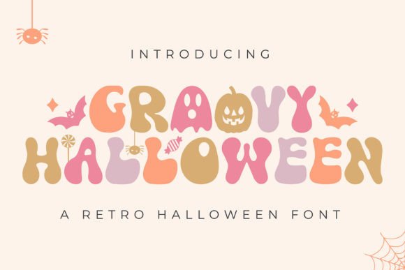 Groovy Halloween: A Timeless Display Font for Editorial Magic