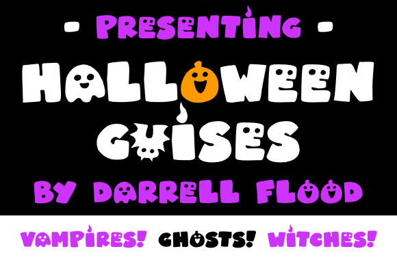 Halloween Guises: A Spooky Display Font for Editorial Design