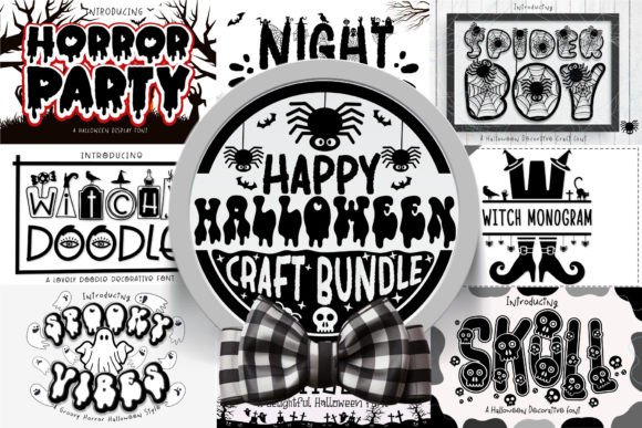 Happy Halloween Bundle: A Display Font for Editorial Creativity