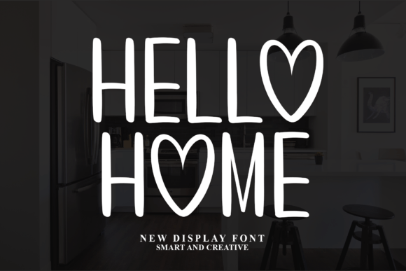 Hello Home: A Festive Typeface for Editorial Design