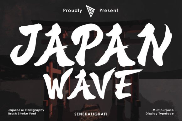Japan Wave Font for Handmade Creators