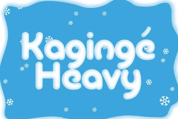 Kagingé Heavy: A Font That Adds Joy and Professionalism to Your Brand