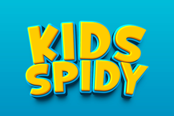Kids Spidy: A Font That Speaks to the Heart of Editorial Design