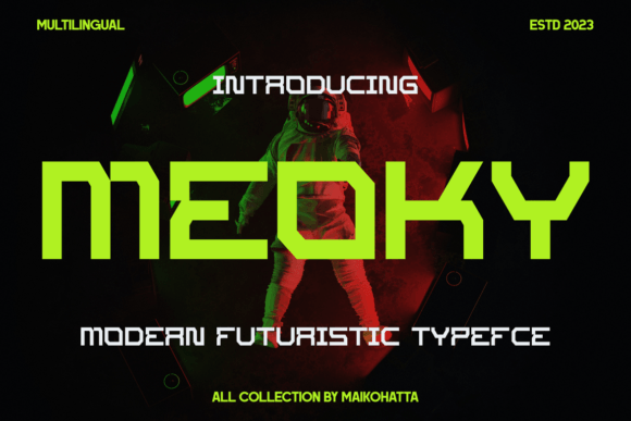Moeky: A Modern Typeface for Digital Branding