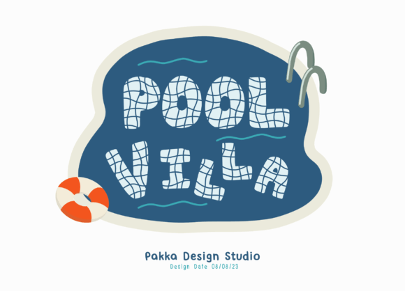 Pool Villa: A Font That Adds Personality to Every Project