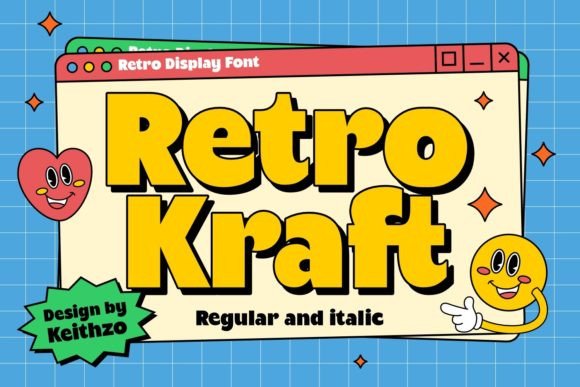 Retro Kraft Font: A Bold Choice for Web Design