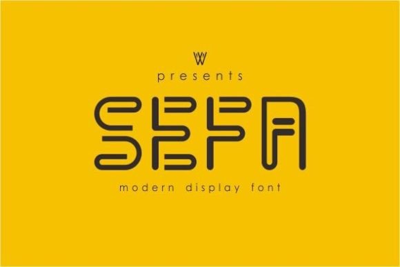 Sefa: A Display Font for Modern Digital Design