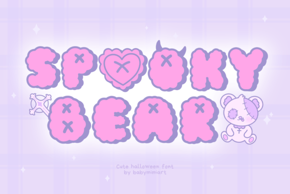 Spooky Bear: A Display Font for Seasonal Campaigns
