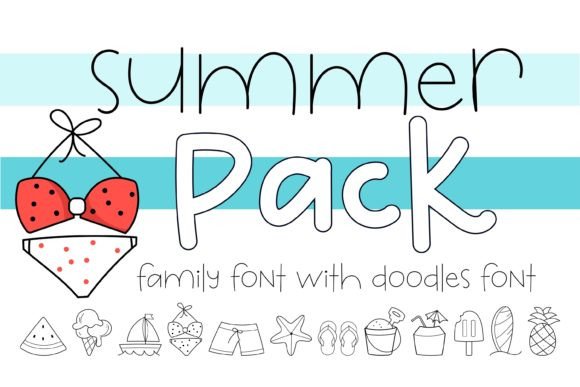 Summer Pack: A Handwritten Font for Editorial Design