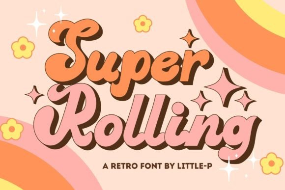 Super Rolling: A Display Font for Editorial Design