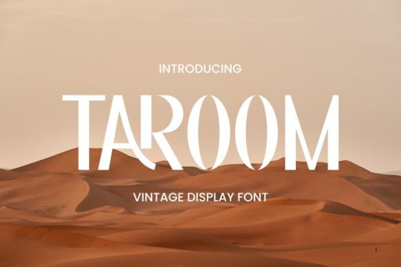Taroom: A Timeless Display Font for Digital Marketers